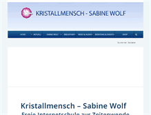 Tablet Screenshot of kristallmensch.net
